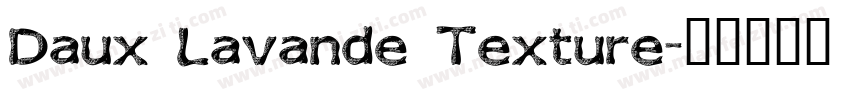 Daux Lavande Texture字体转换